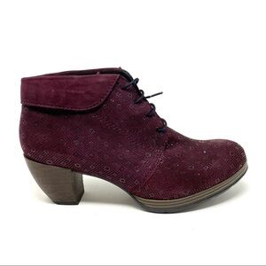Wolky Jacquerie Leather boots bordo drops